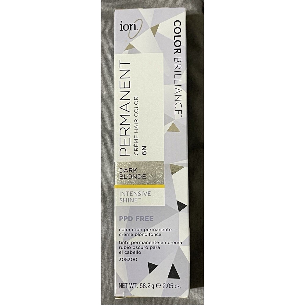 Ion Color Brilliance Permanent Crème Hair Color 6N Dark Blonde Intense Shine